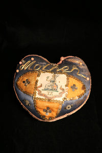 Antique WWI military sweetheart pin cushion