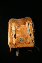 Load image into Gallery viewer, WWII German fur backpack