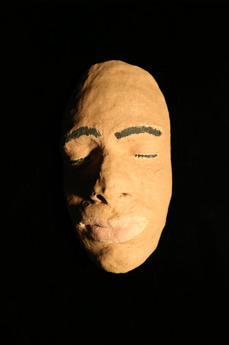 Vintage face sculpture | life or death mask?