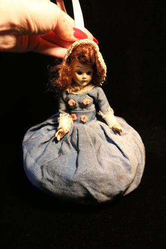 Adorable doll wristlet purse