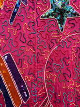 Load image into Gallery viewer, 80s Star Beaded Dress Flapper Colorful Special Event Sequins