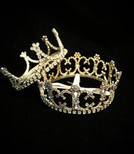 Load image into Gallery viewer, Vintage rhinestone tiara crowns